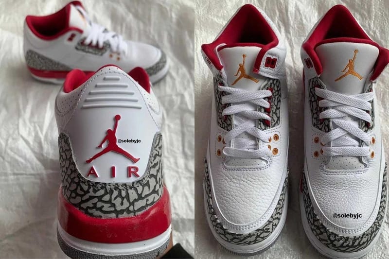 The Air Jordan 3 Returns in "Cardinal Red"