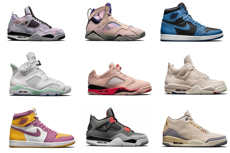 Nike Air Jordan Retro 2022 Collection Sail Canvas Mint Foam Arctic Orange Brotherhood Zen Master Sapphire Infrared Playoffs Muslin Dark Marina Blue Cardinal Red UNC Racer Blue Del Sol Particle Grey