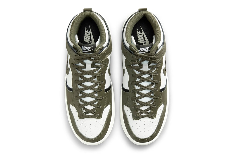 Nike Dunk High Cargo Khaki Top View