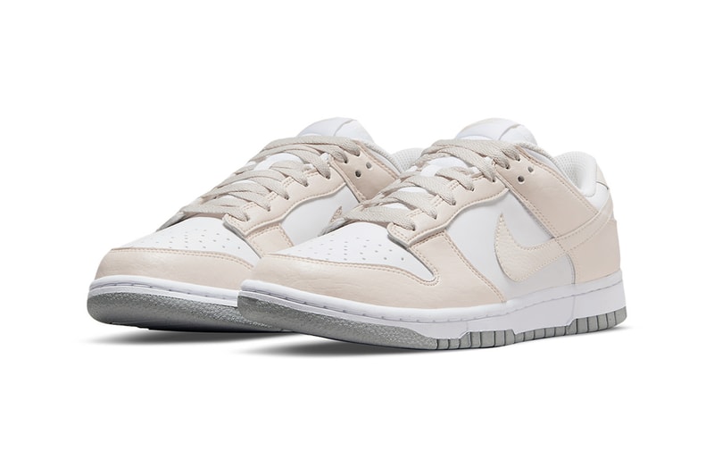 nike dunk low move to zero cream white gray sustainable footwear shoes kicks lateral