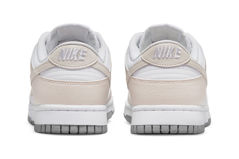 nike dunk low move to zero cream white gray sustainable footwear shoes kicks heels