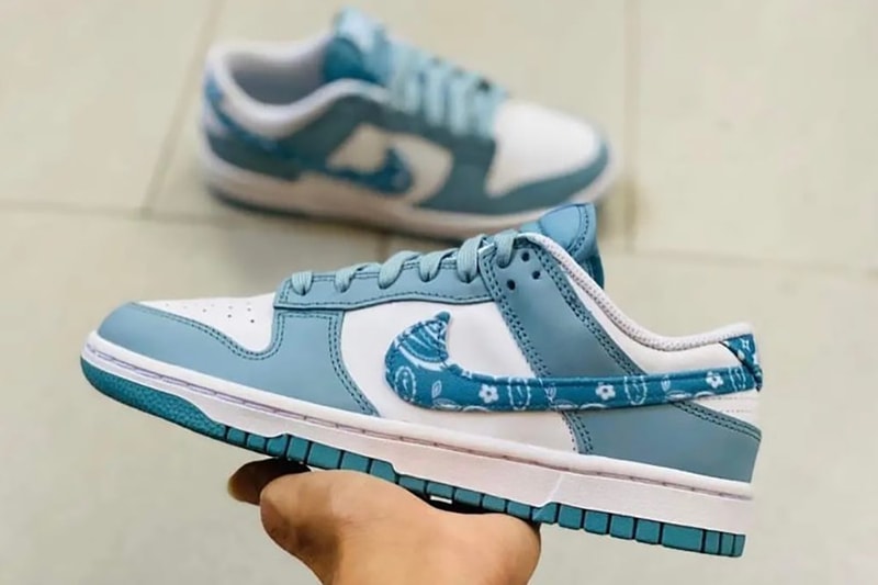 Nike Dunk Low Paisley Pack Blue White Price Release Date