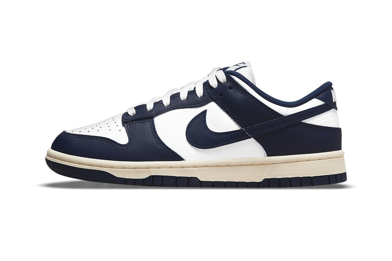 Nike Dunk Low Vintage Navy White Price Release Date