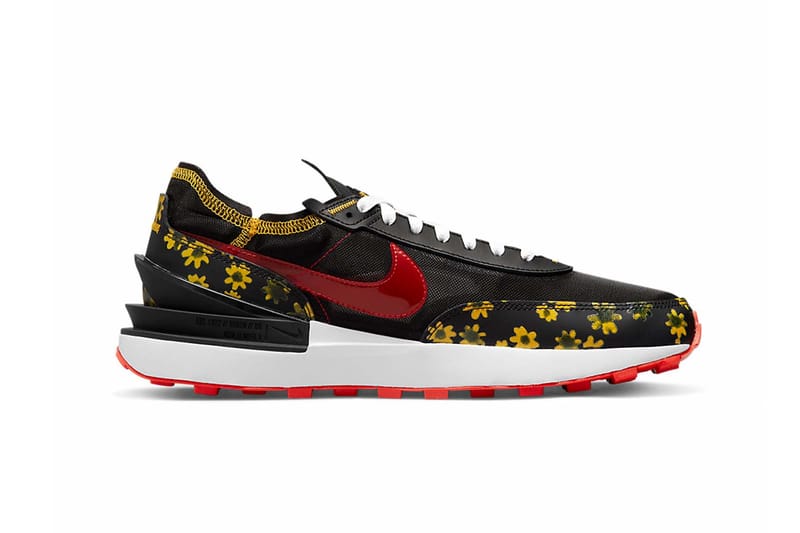Sunflower Print Covers This Nike Waffle One
