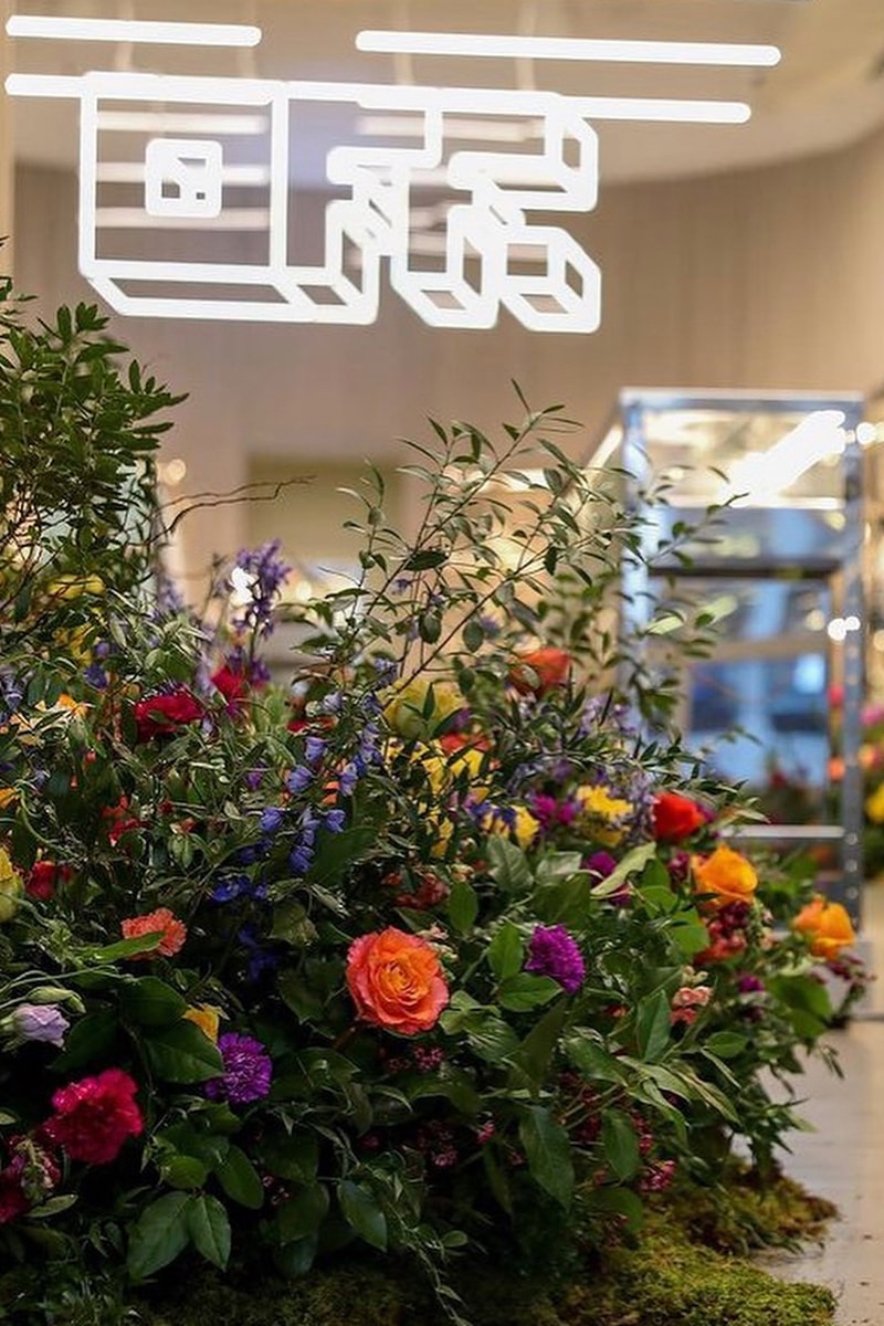 off white virgil abloh stores tribute designer fashion flowers