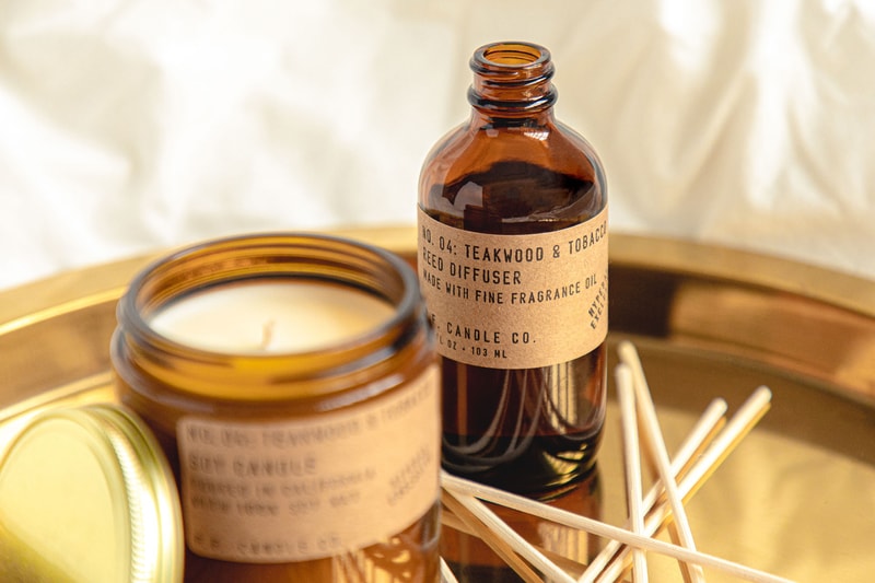 HYPEBAE 5 Year Anniversary P.F. Candle Co. Collaboration Diffuser Teakwood & Tobacco
