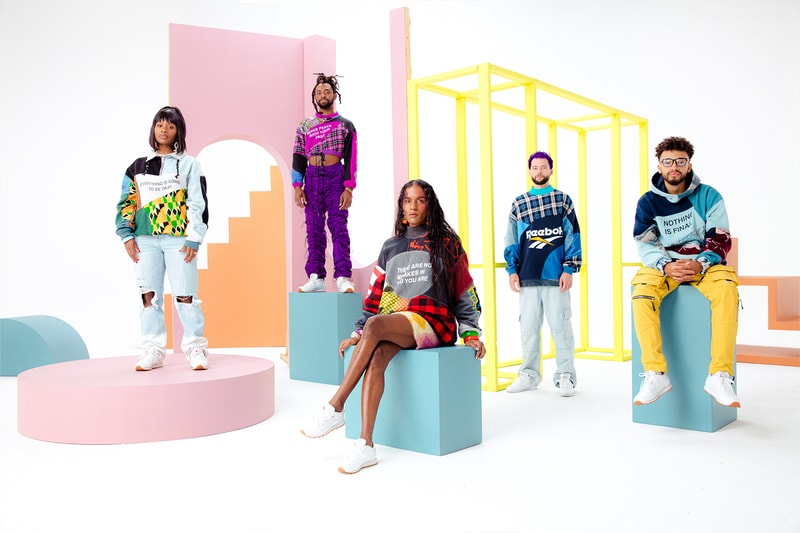 Reebok Justin Mensinger Pieces of Us Mental Health Upcycle Collaboration Release Info Group Shot