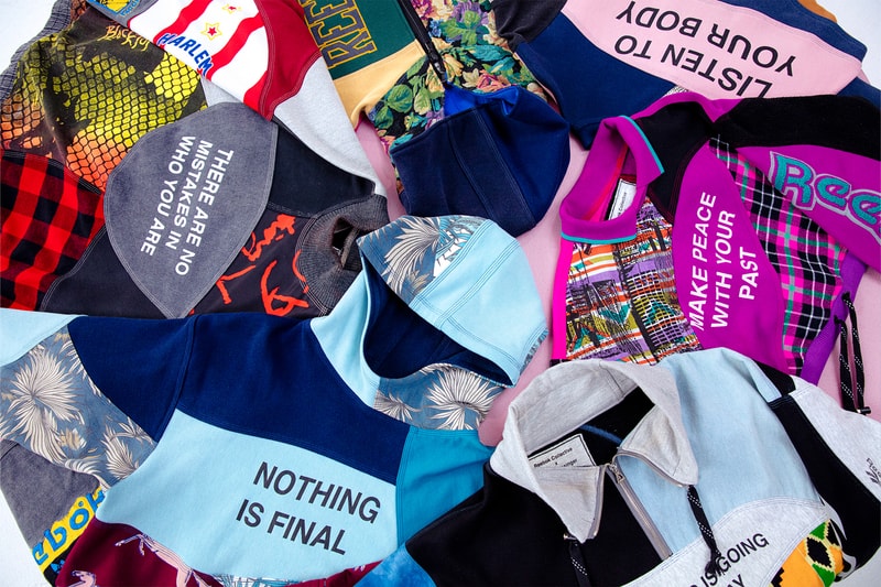 Reebok Justin Mensinger Pieces of Us Mental Health Upcycle Collaboration Release Info All Sweatshirts