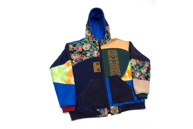 Reebok Justin Mensinger Pieces of Us Mental Health Upcycle Collaboration Floral Sweatshirt Release Info