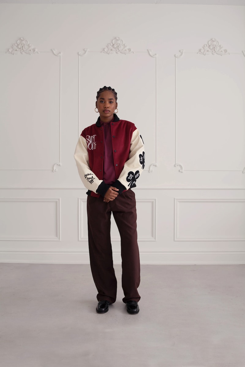 Saint Ivory NYC Semester 3 Collection Varsity Jacket Lauryn Hill Tshirt Tee Pants Jeans