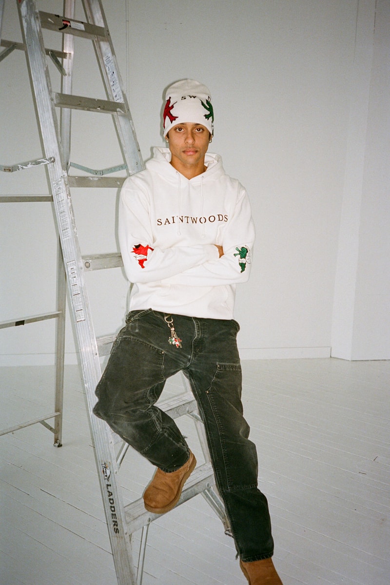 Saintwoods SW.014 Collection Hoodie Logo Beanie