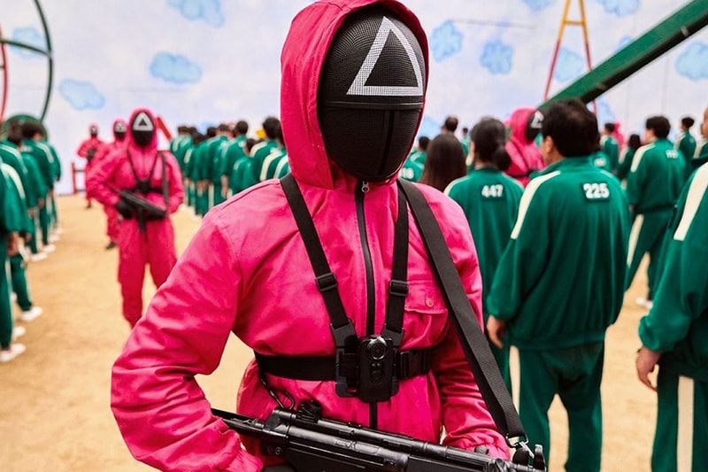 squid game red suits character season 3 netflix show creator hwang dong-hyuk