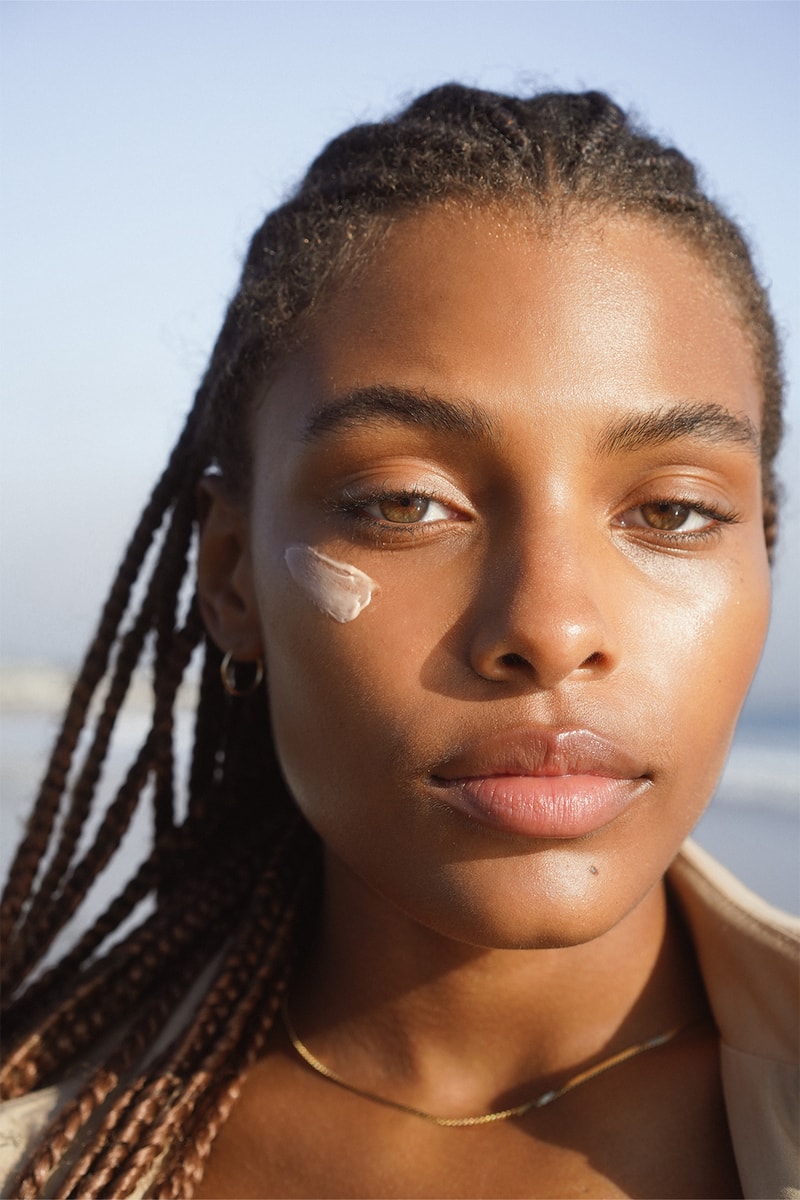 Summer Fridays Eye Cream Vitamin C Peptide Skincare Eyebags Model Portrait