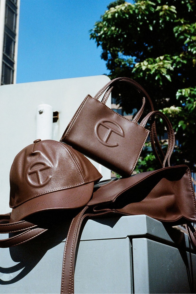 Telfar Shopping Bag Chocolate Caps Belts Release Where to buy