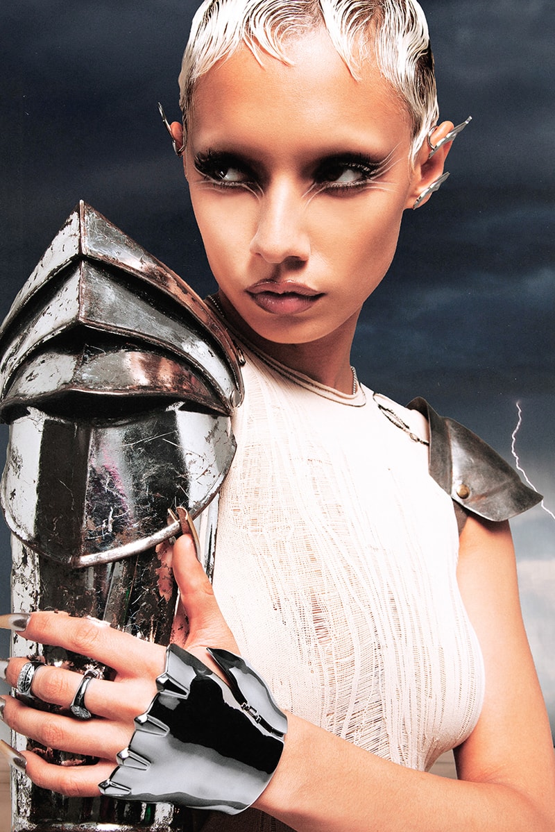 uglyworldwide vitaly jewelry collaboration hand armor globe rings