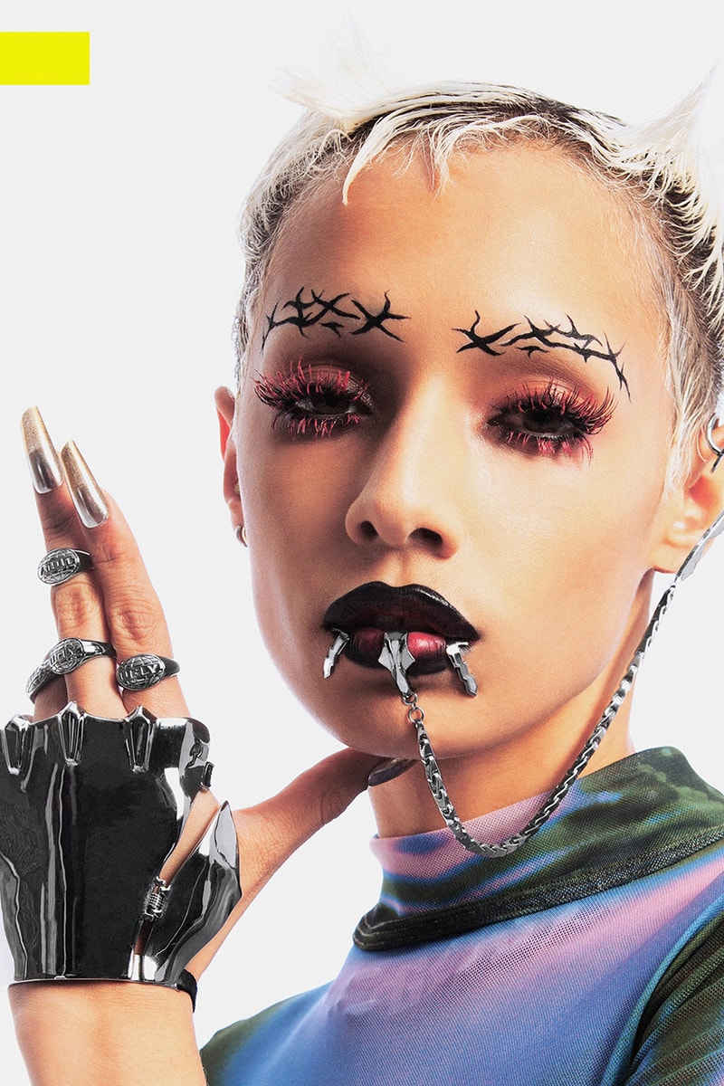uglyworldwide vitaly jewelry collaboration lip ear cuff rings