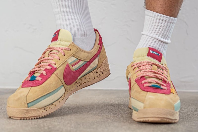 UNION LOS ANGELES Nike Cortez Tan Pink Blue Suede Cork Canvas Price Release Date Collaboration