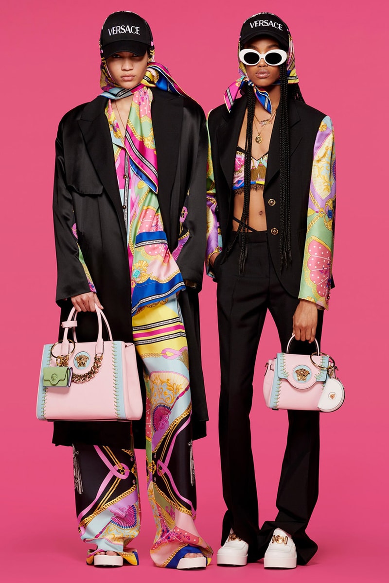 versace womens pre fall 2022 matching print set