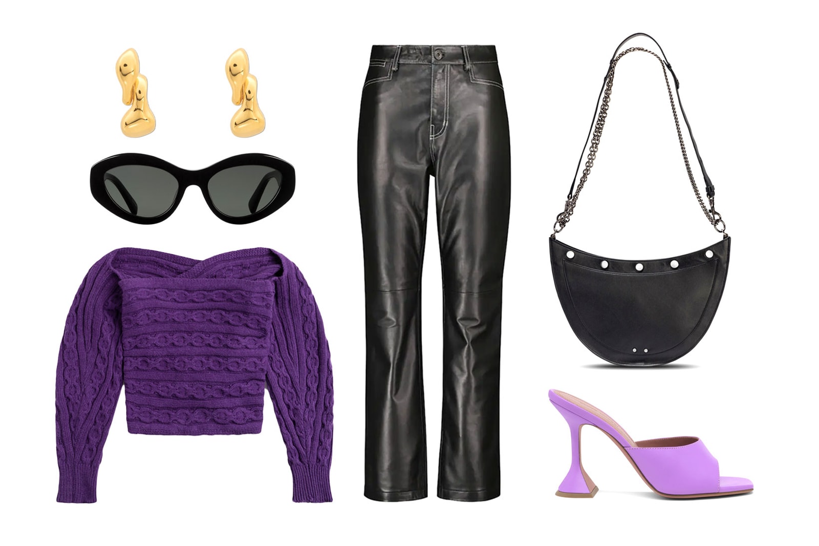 Very Peri Purple Pantone 2022 Color Outfit Ideas YUNSE Amina Muaddi