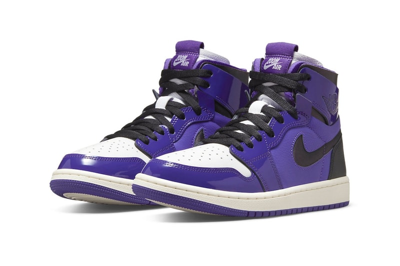 Nike Air Jordan 1 Zoom CMFT Purple Patent Official Look Price Release Date