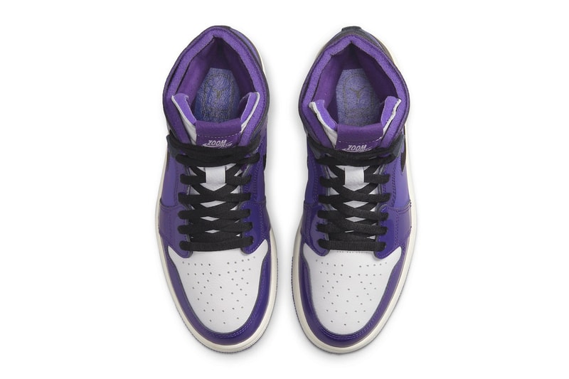 Nike Air Jordan 1 Zoom CMFT Purple Patent Official Look Price Release Date