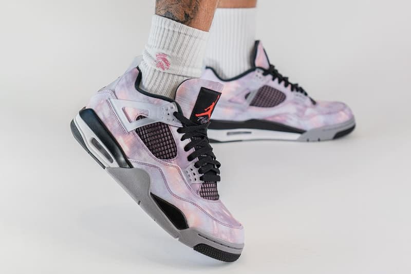 On-Foot Look at Air Jordan 4 