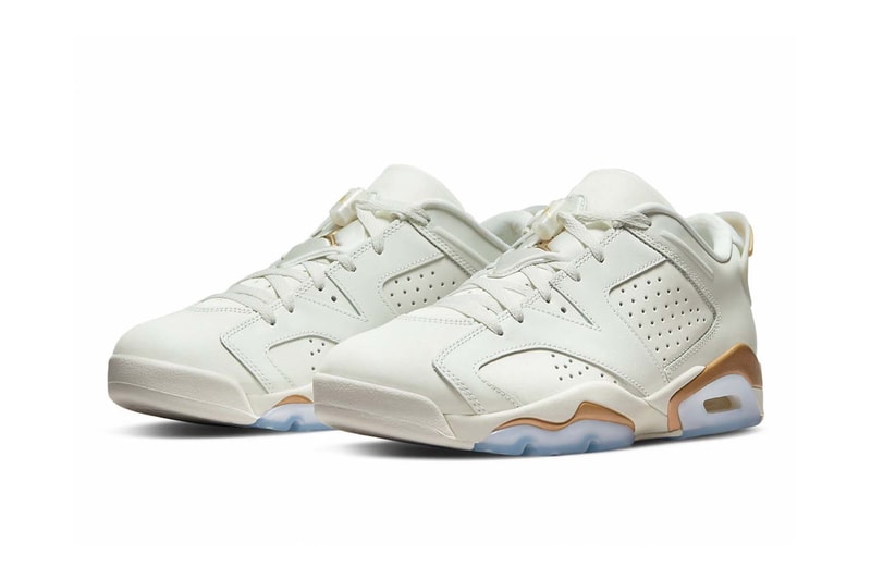 Nike Air Jordan 6 Low Spruce Aura Metallic Gold Price Release Date