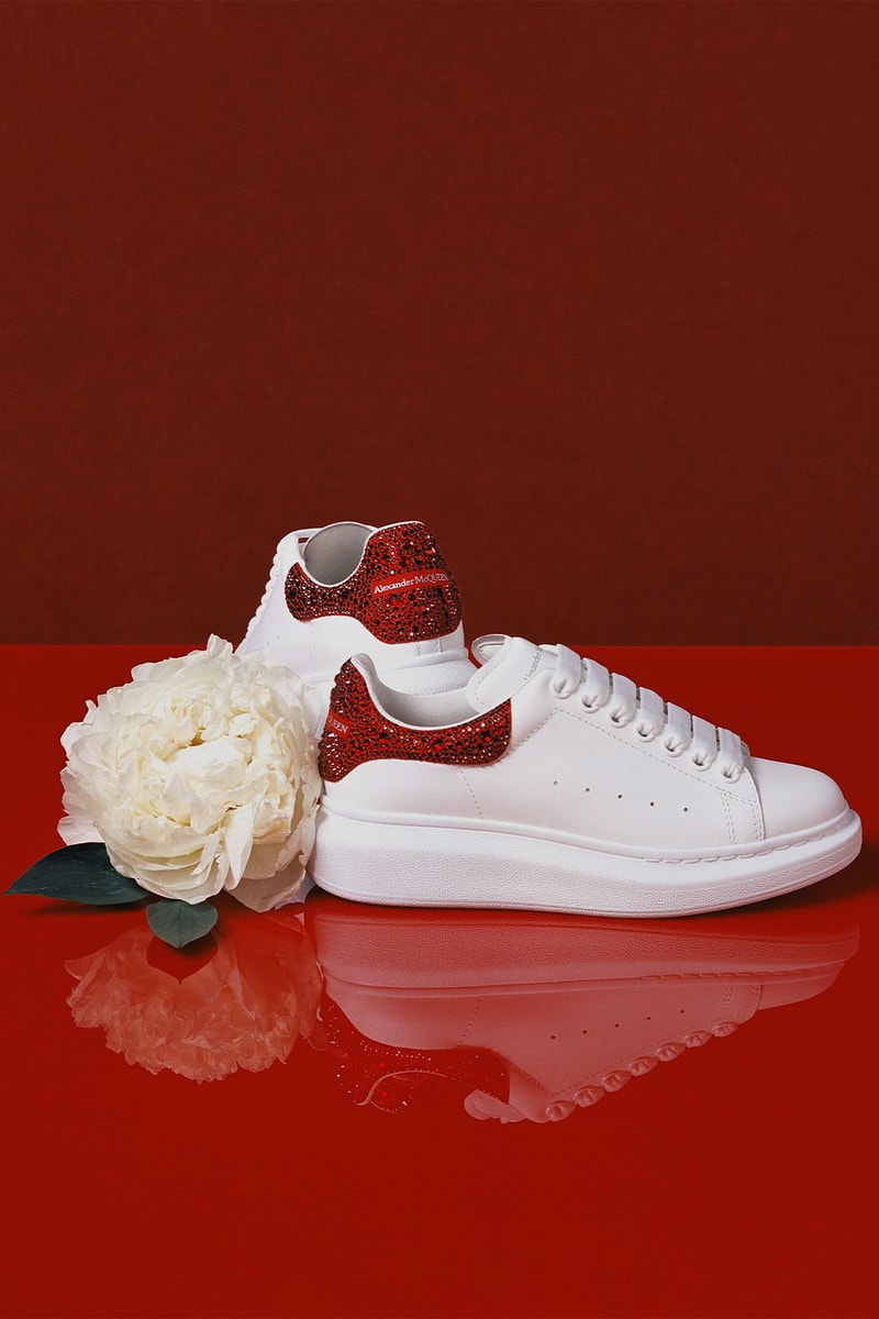 Alexander McQueen Lunar New Year Collection Oversized Sneakers White