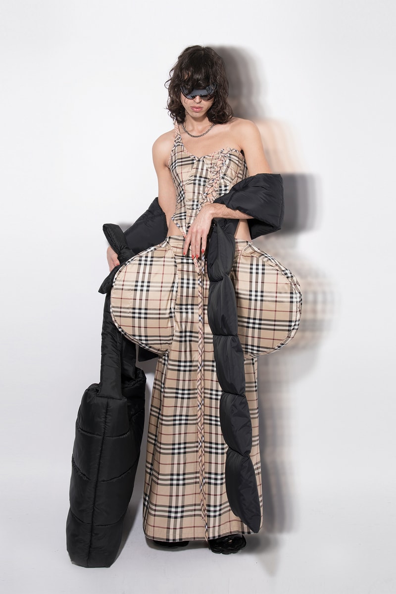 AVAVAV Fall/Winter 2022 Neo-Nude Collection Bum Dress Front Full View