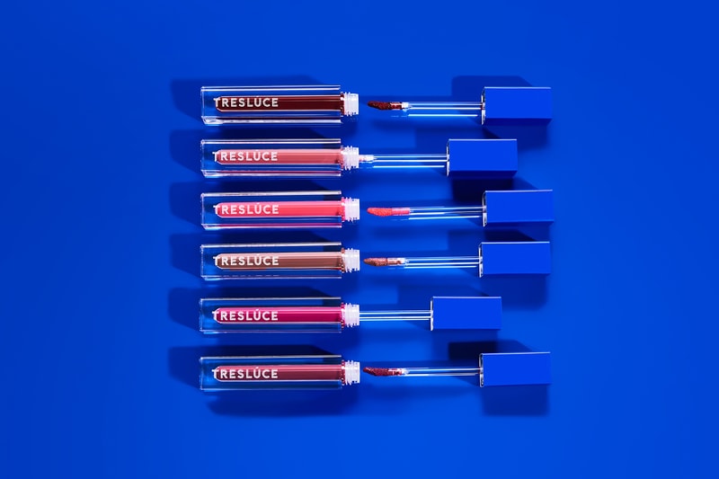 Becky G Tresluce Beauty Lip Tint Collection Makeup Bold y Atrevida Mesmerize Captivate Fearless Details