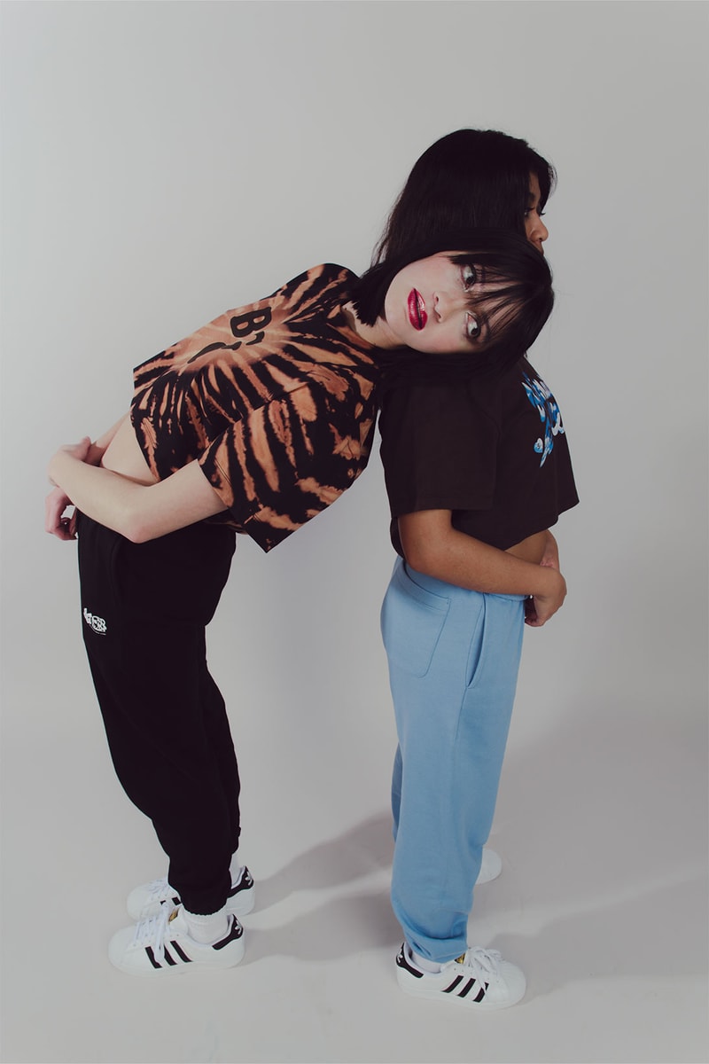 Billionaire Girls Club BGC Loungewear Capsule Cropped Tie-Dye Sweatpants