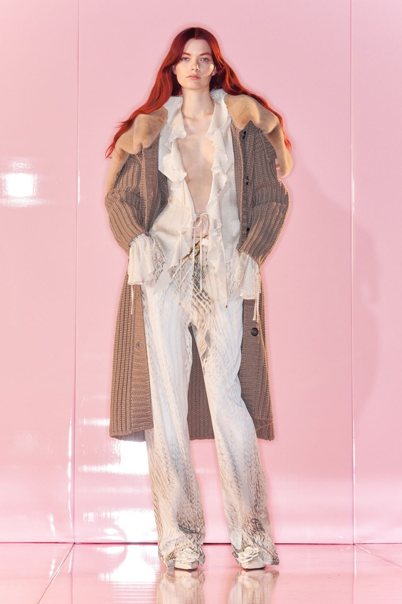 Blumarine Pre-Fall Collection Lookbook Pink Dresses Knitwear Images