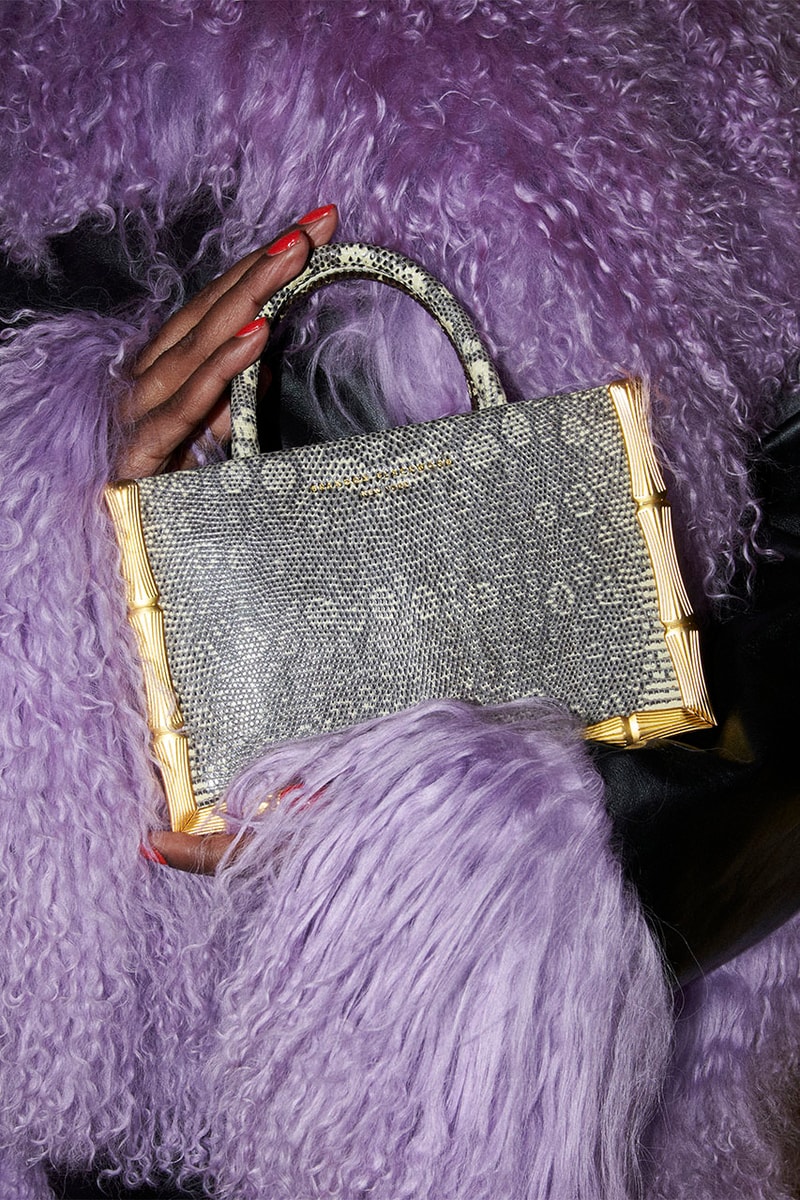 brandon blackwood ombré salvator lizard handbag collection