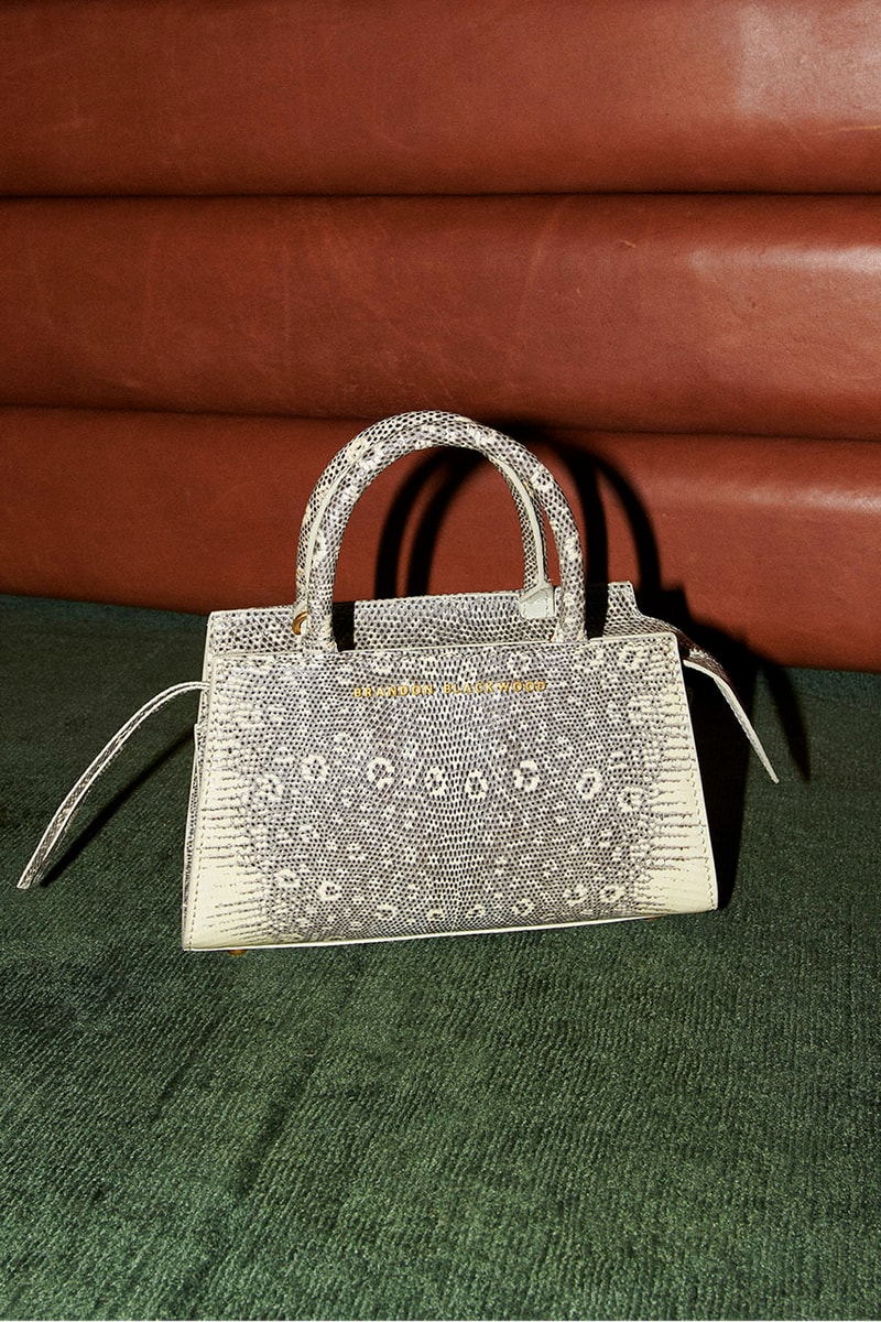 brandon blackwood ombré salvator lizard handbag collection