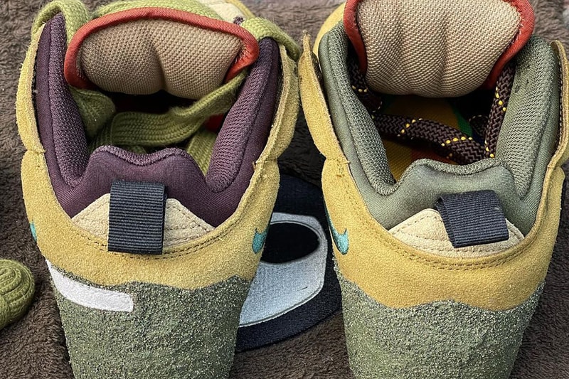 Cactus Plant Flea Market CPFM Nike Dunk Low Collaboration Heel