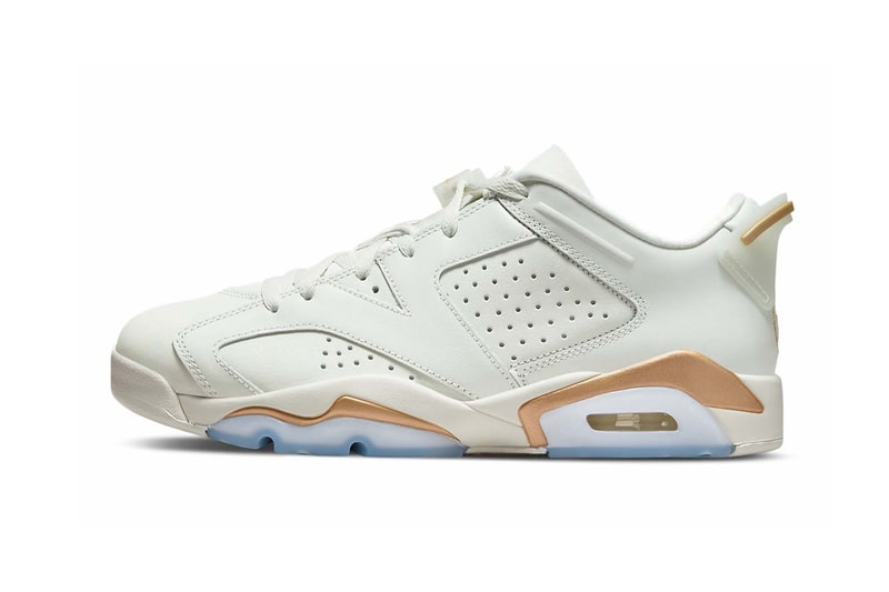 Nike Air Jordan 6 Low Spruce Aura Metallic Gold Price Release Date