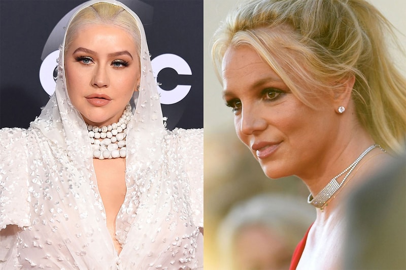christina aguilera britney spears reunion radio interview conservatorship 