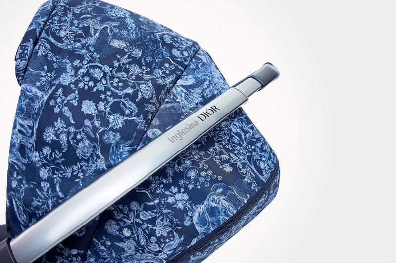Dior Baby Stroller Toile de Jouy Navy Blue