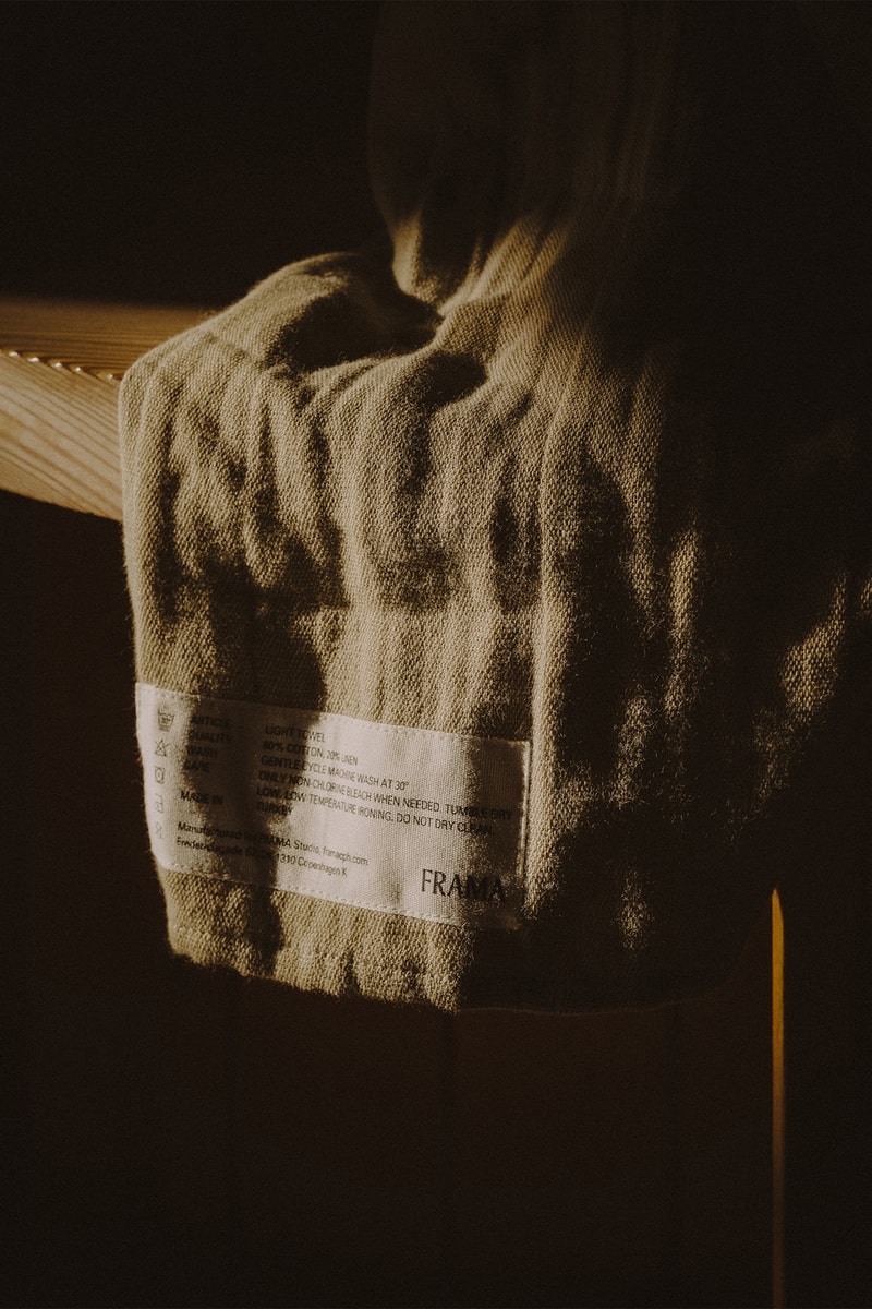 Frama Towel Collection Mindful Living Sage Green LightTowel Close-Up
