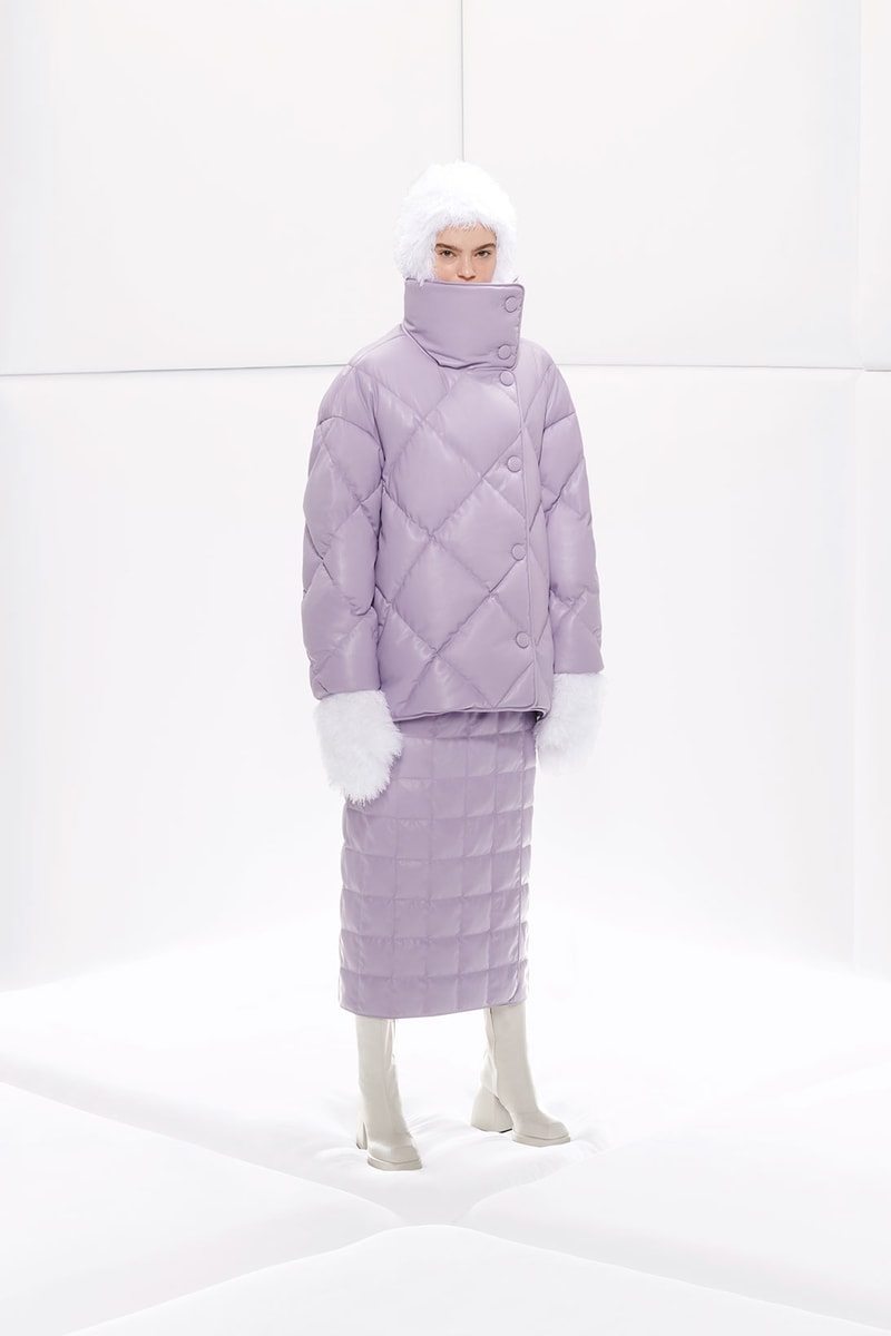 IENKI IENKI Pre-Fall 2022 Lookbook Puffer Jacket Padded Skirt Lilac