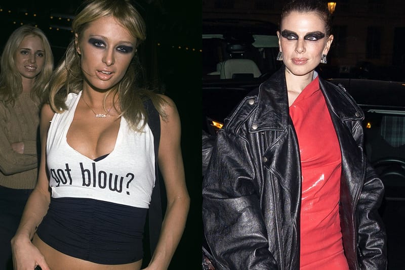 Did Paris Hilton Inspire Julia Fox's Fashion Week Makeup?