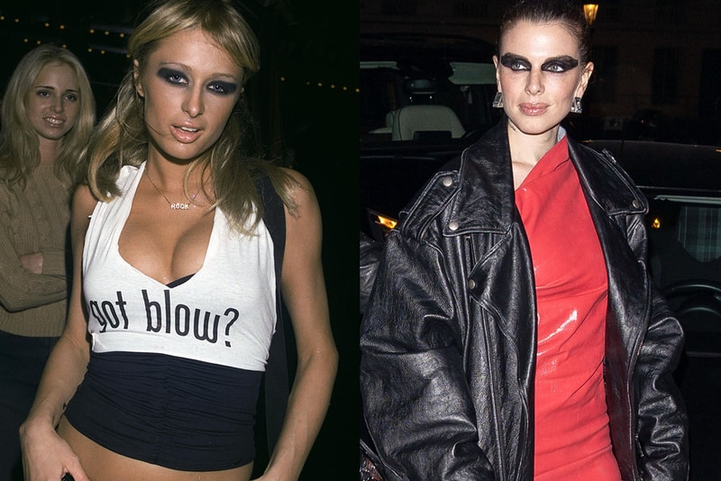 paris hilton julia fox eye makeup kanye west inside the mood fashion history paris fashion week 