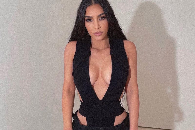 Kim Kardashian Approves of the Low-Rise Denim Trend