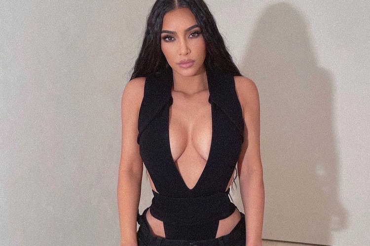 Kim Kardashian Approves of the Low-Rise Denim Trend