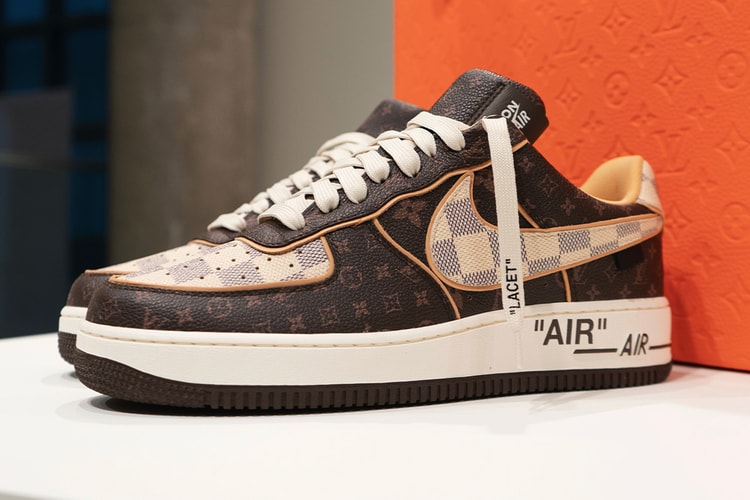 Louis Vuitton x Nike "Air Force 1" by Virgil Abloh to Launch via Sotheby's Auction