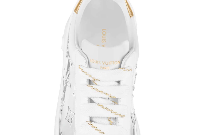 Louis Vuitton Sneaker Time Out Transparent White Pink Gold Socks Price