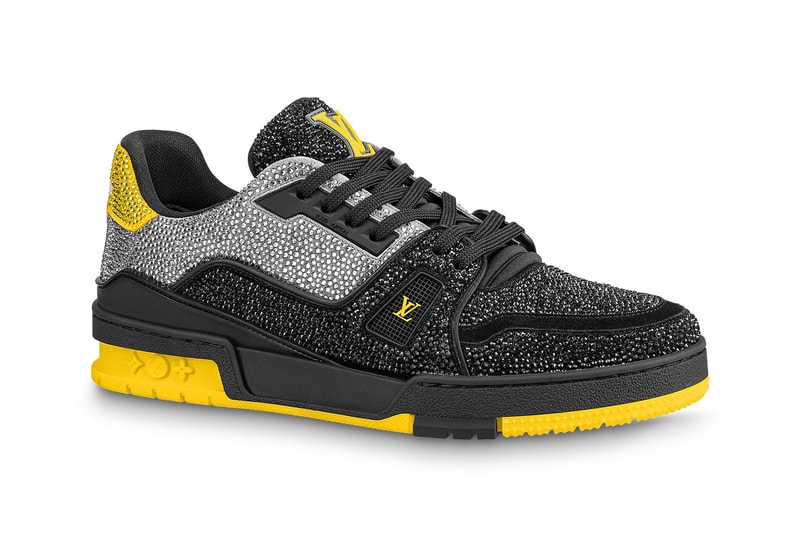 Louis Vuitton Virgil Abloh LV Trainer Crystal Blue Purple Pink Black Yellow Price Release Date