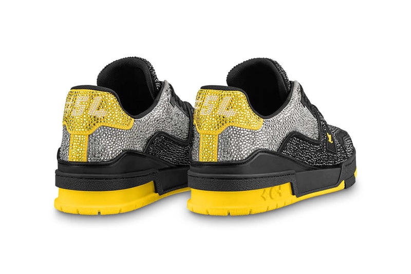 Louis Vuitton Virgil Abloh LV Trainer Crystal Blue Purple Pink Black Yellow Price Release Date