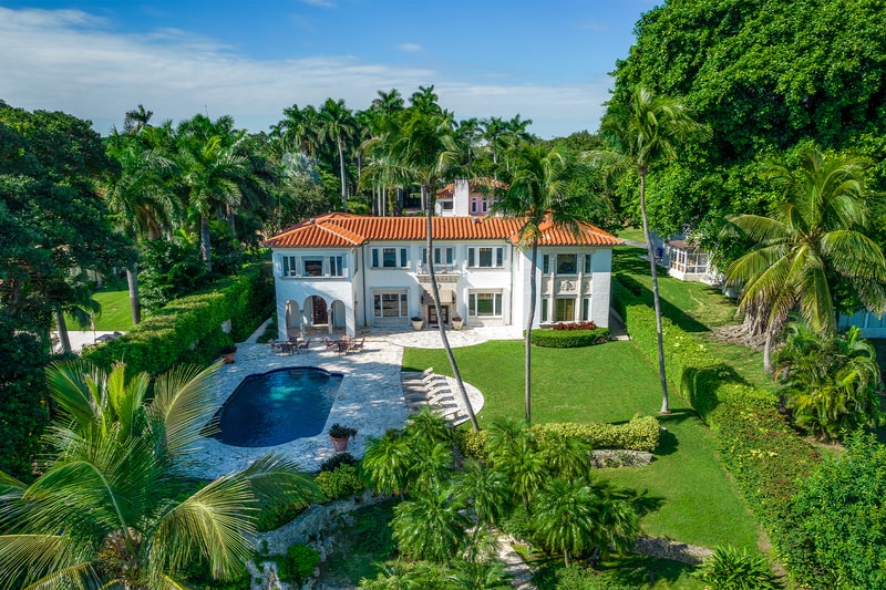 Madonna Mansion Sold $29 Million USD Wealthiest Dog Brickell Avenue Miami Exterior View