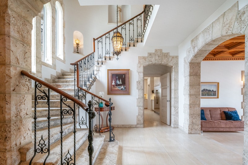 Madonna Mansion Sold $29 Million USD Wealthiest Dog Brickell Avenue Miami Entrance Interior